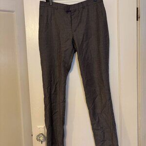 Gray Plaid Ben Sherman Wool Slacks